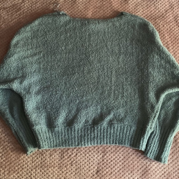 Blue fuzzy sweater - Picture 2 of 2